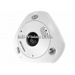 6MP Fisheye IP камера Hikvision с IR до 15m - DS-2CD6362F-I [1]