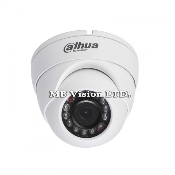 1MP HD-CVI куполна камера Dahua HAC-HDW1000M, IR 20м