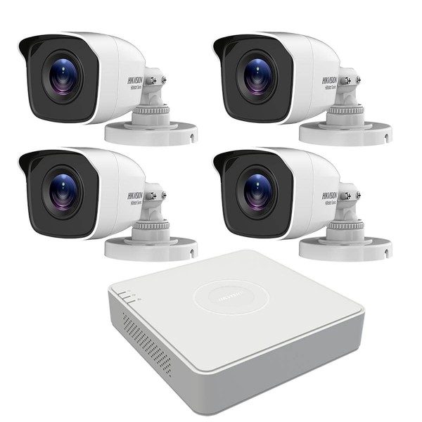 Hikvision 2MP комплект с 4 камери и DVR