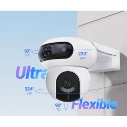 Ezviz CS-H90 – 4MP умна Wi-Fi камера,  два обектива и цветен нощен