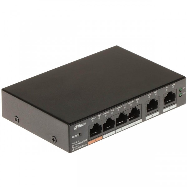 Dahua CS4006-4ET-60, 6-портов Cloud Managed суич