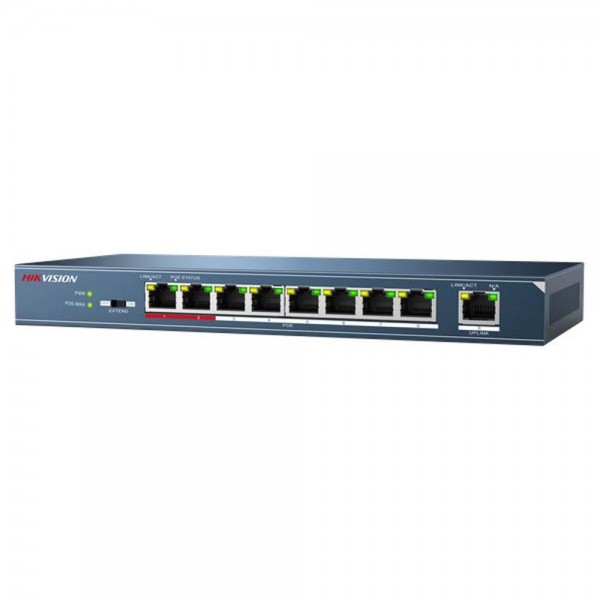 8-порта PoE switch Hikvision DS-3E0109P-E