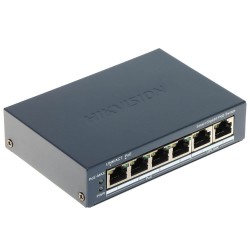 Gigabit 6-портов Smart PoE суич Hikvision DS-3E1506P-EI