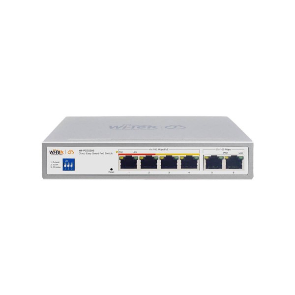 6-портов суич Wi-Tek WI-PCES206