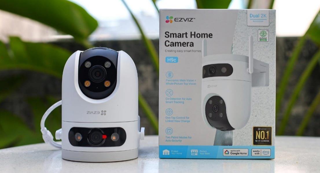 Ezviz CS-H9c – 5MP Wi-Fi IP камера с двоен обектив