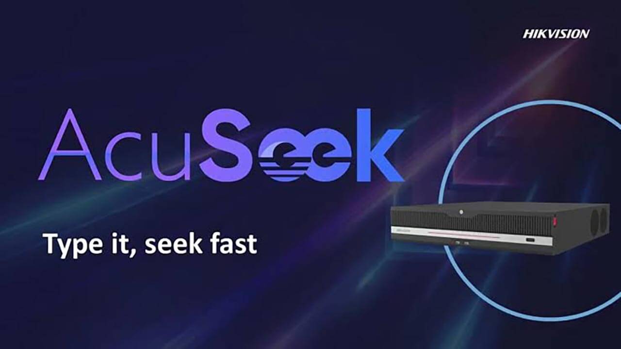 Hikvision AcuSeek интелигетно търсене AI