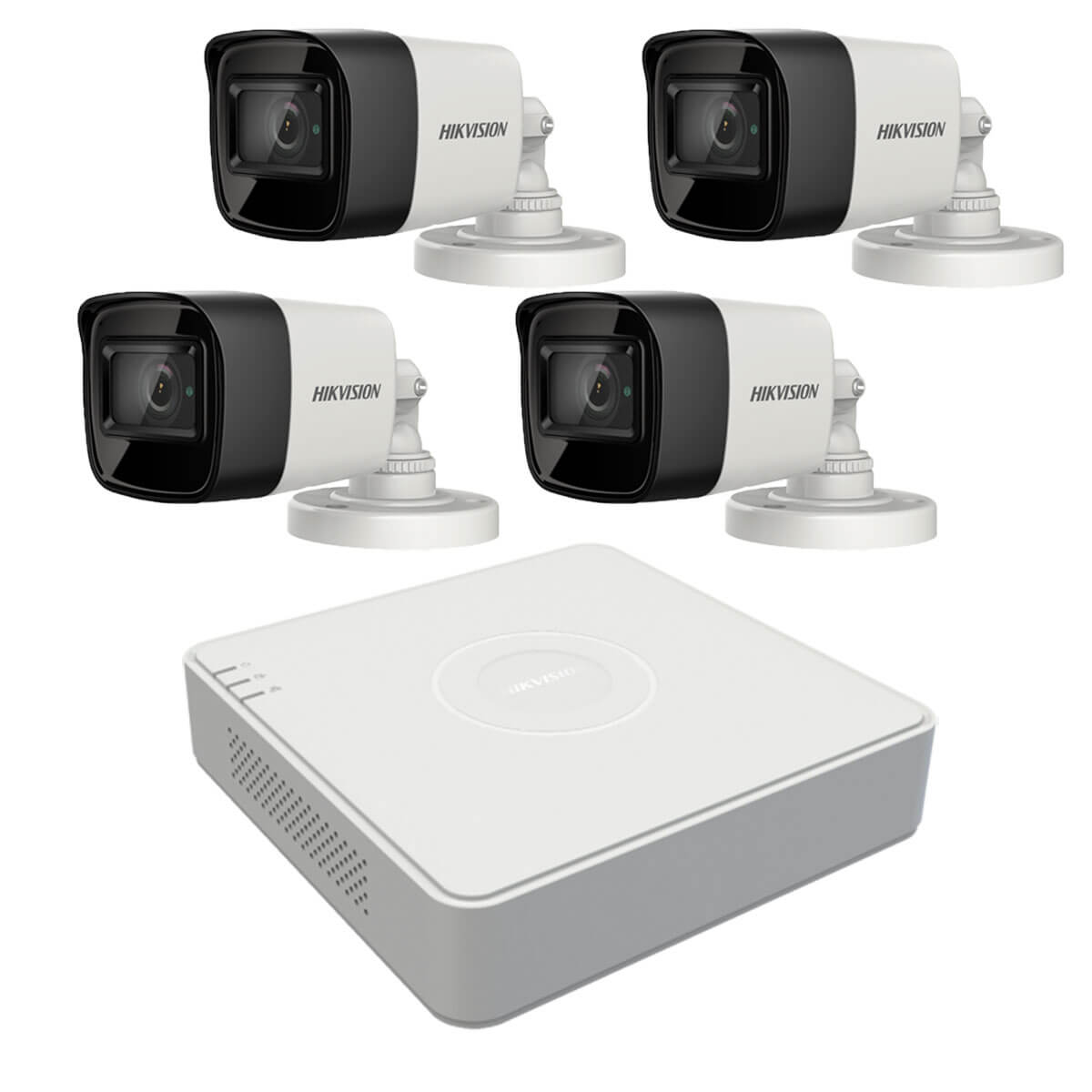 Hikvision Full HD комплект с 4 камери + DVR — MBVision.com - Магазин за ...